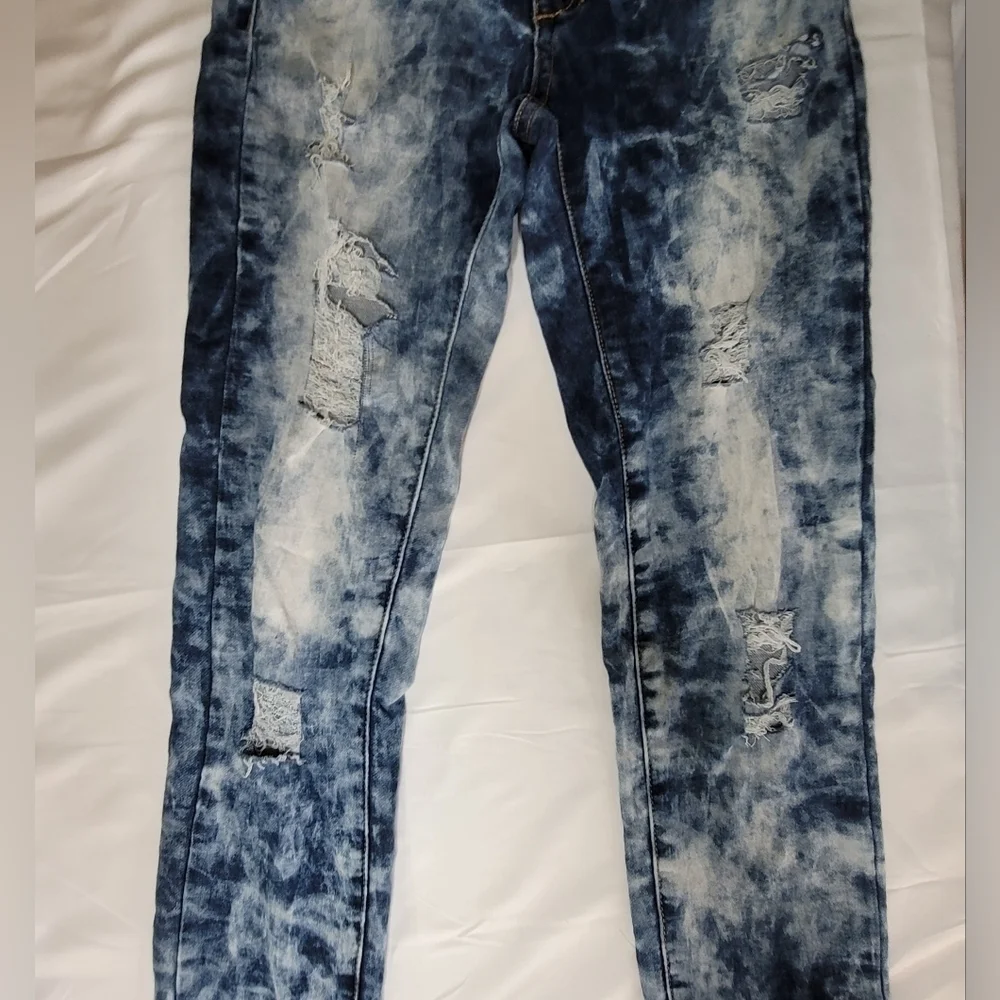 Joe's Jeans Destroyed Acid Washed Skinny Jean Jeggings Girls Size 14